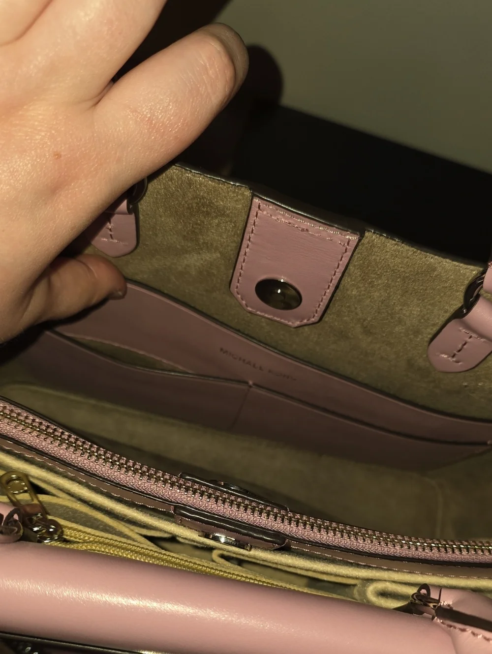 Hanilton Legacy Larger Belted Satchel-Royal Pink